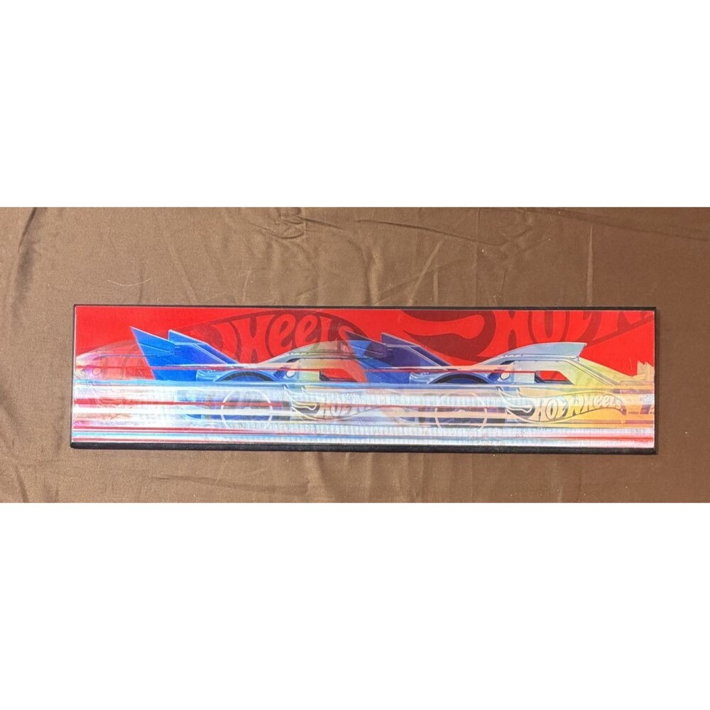 Hot Wheels Rectangular Plastic Sign